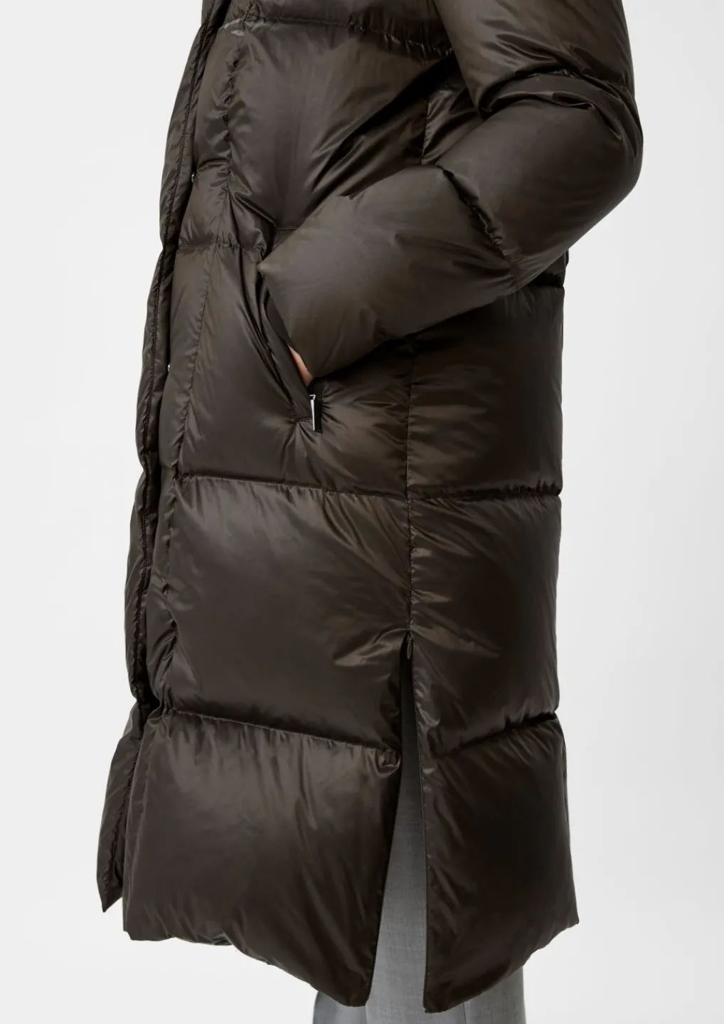 Steppmantel mit Daunen wattiert-Comma Fashion