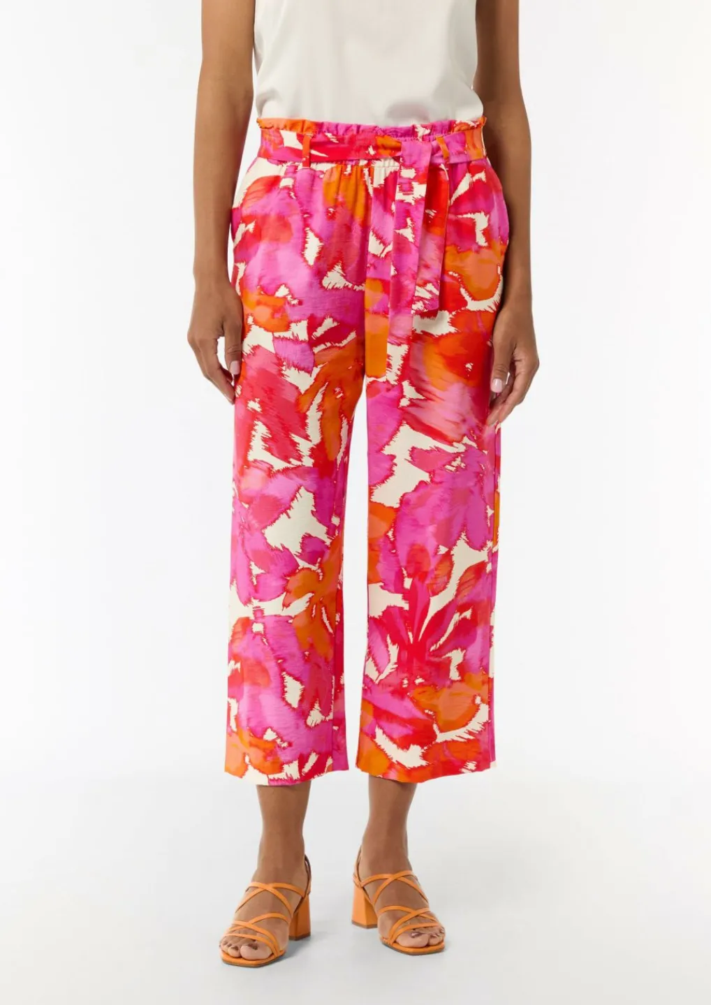 Stoffhose mit All-over-Print-Comma Best