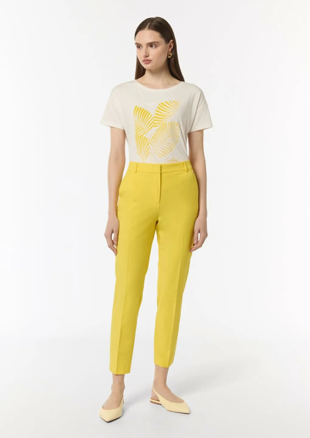 Stoffhose mit Bügelfalten-Comma Sale
