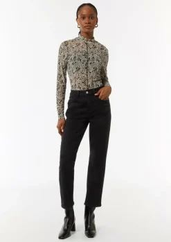 Straight-Leg-Jeans aus Baumwollstretch-Comma Best