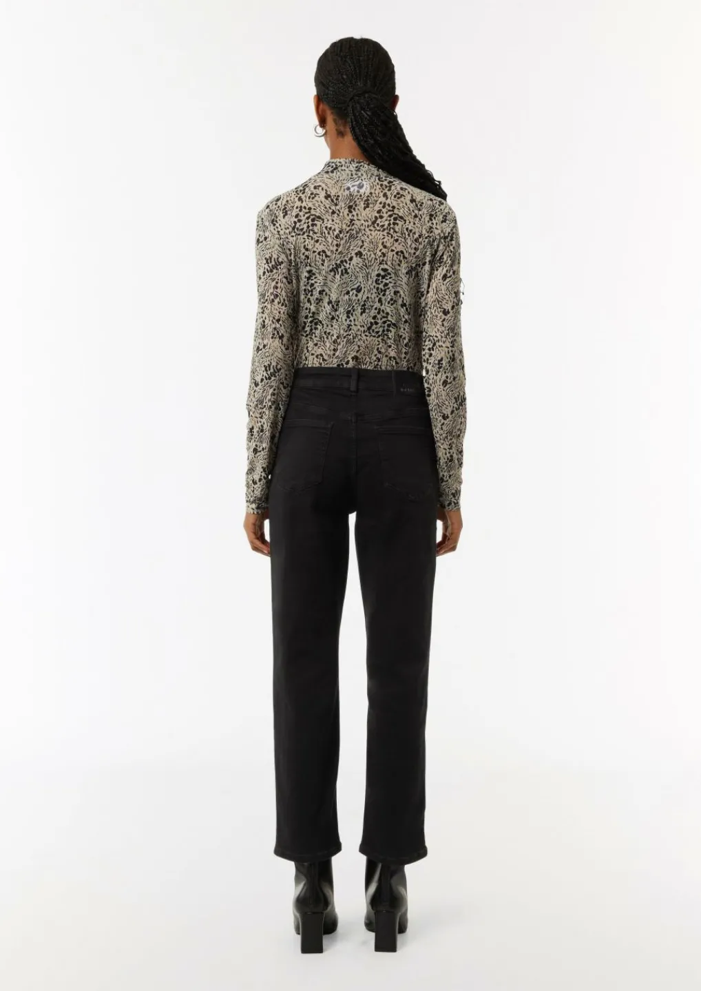 Straight-Leg-Jeans aus Baumwollstretch-Comma Best
