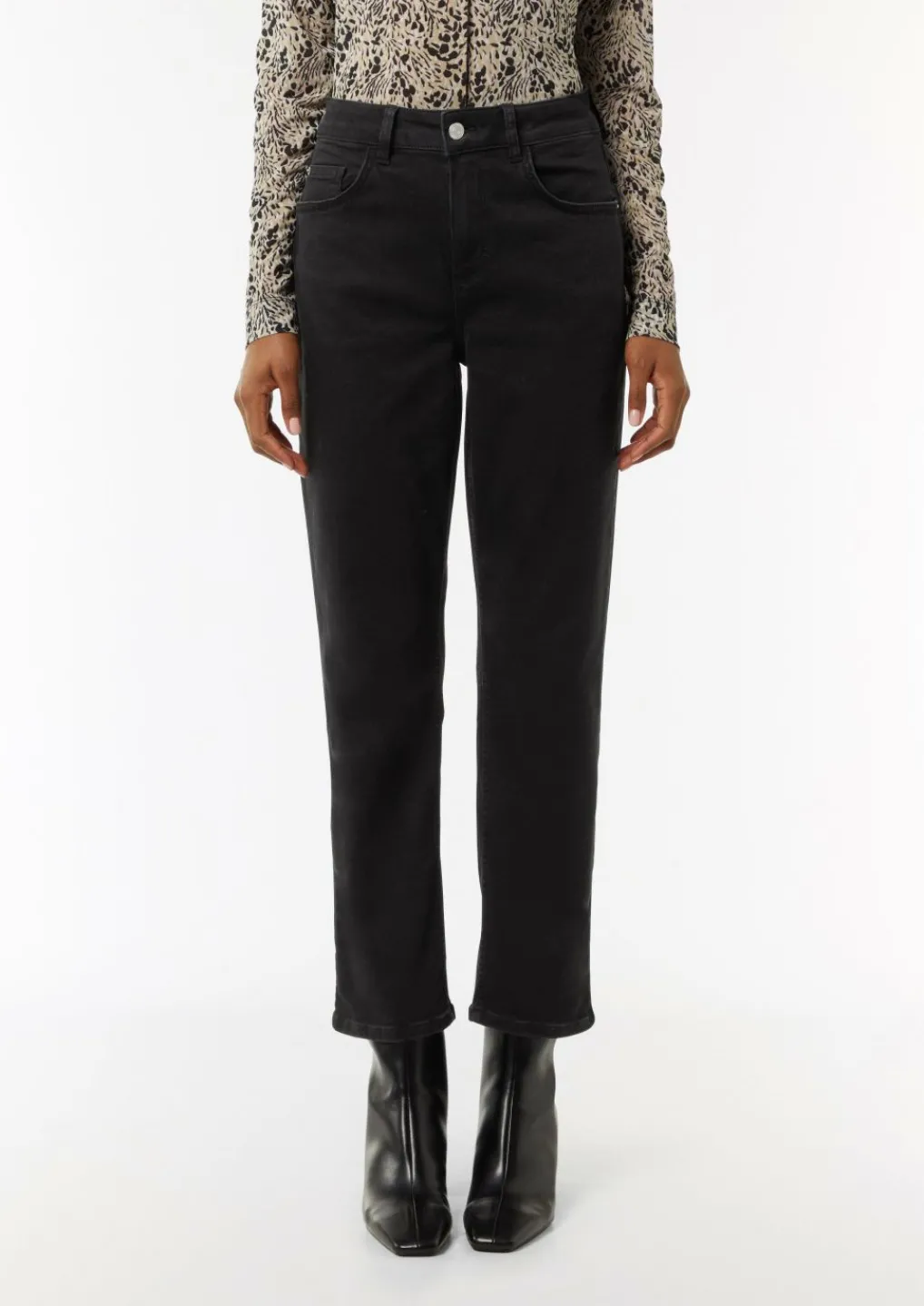 Straight-Leg-Jeans aus Baumwollstretch-Comma Best