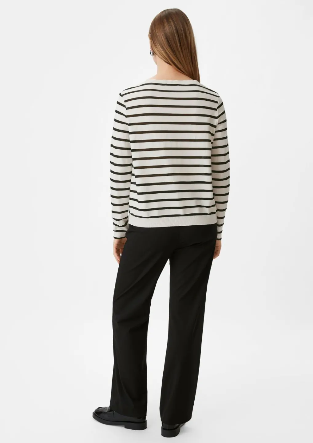 Streifenshirt mit U-Boot-Ausschnitt-Comma Clearance