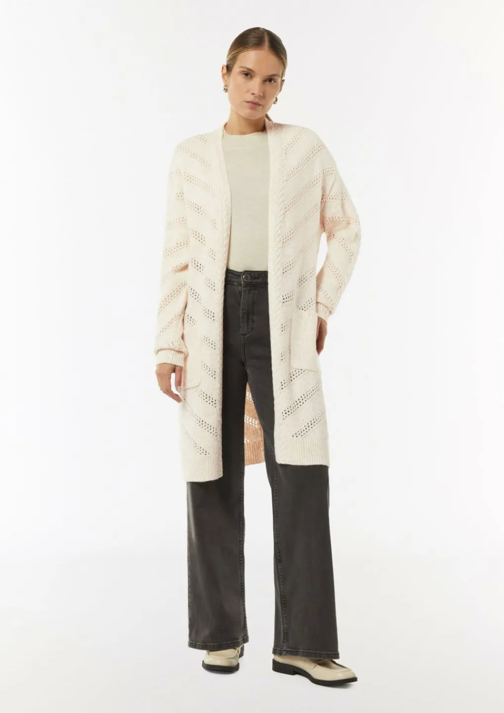 Strickcardigan mit zarten Pailletten-Comma Hot