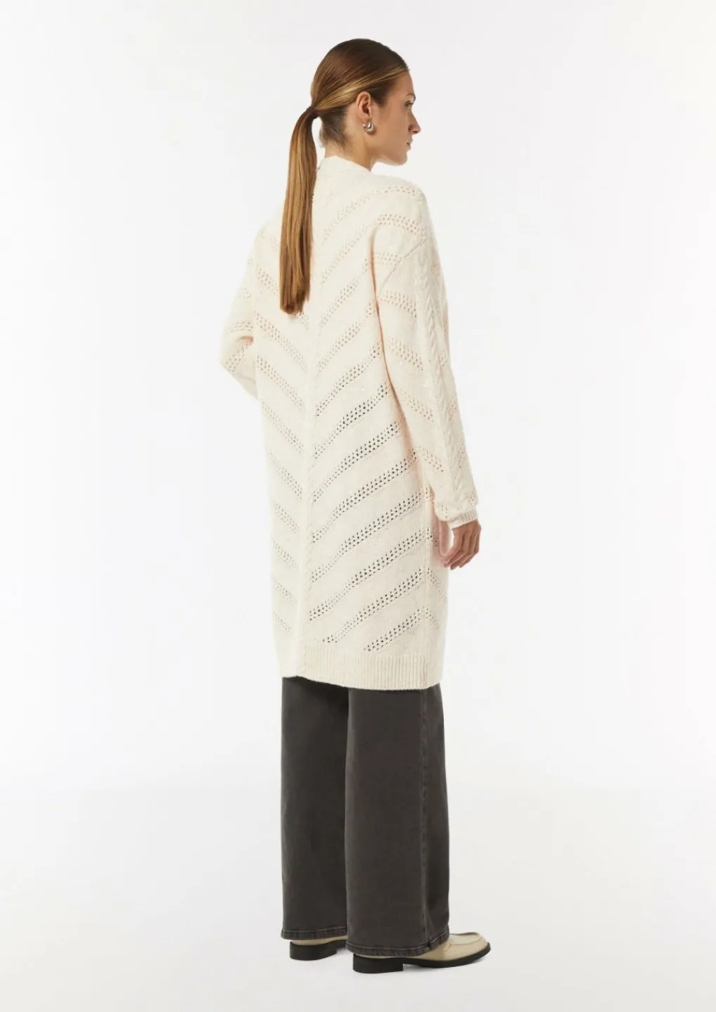 Strickcardigan mit zarten Pailletten-Comma Hot