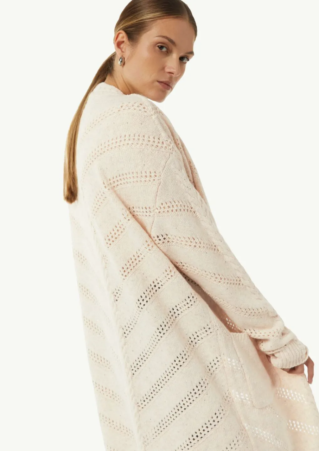 Strickcardigan mit zarten Pailletten-Comma Hot