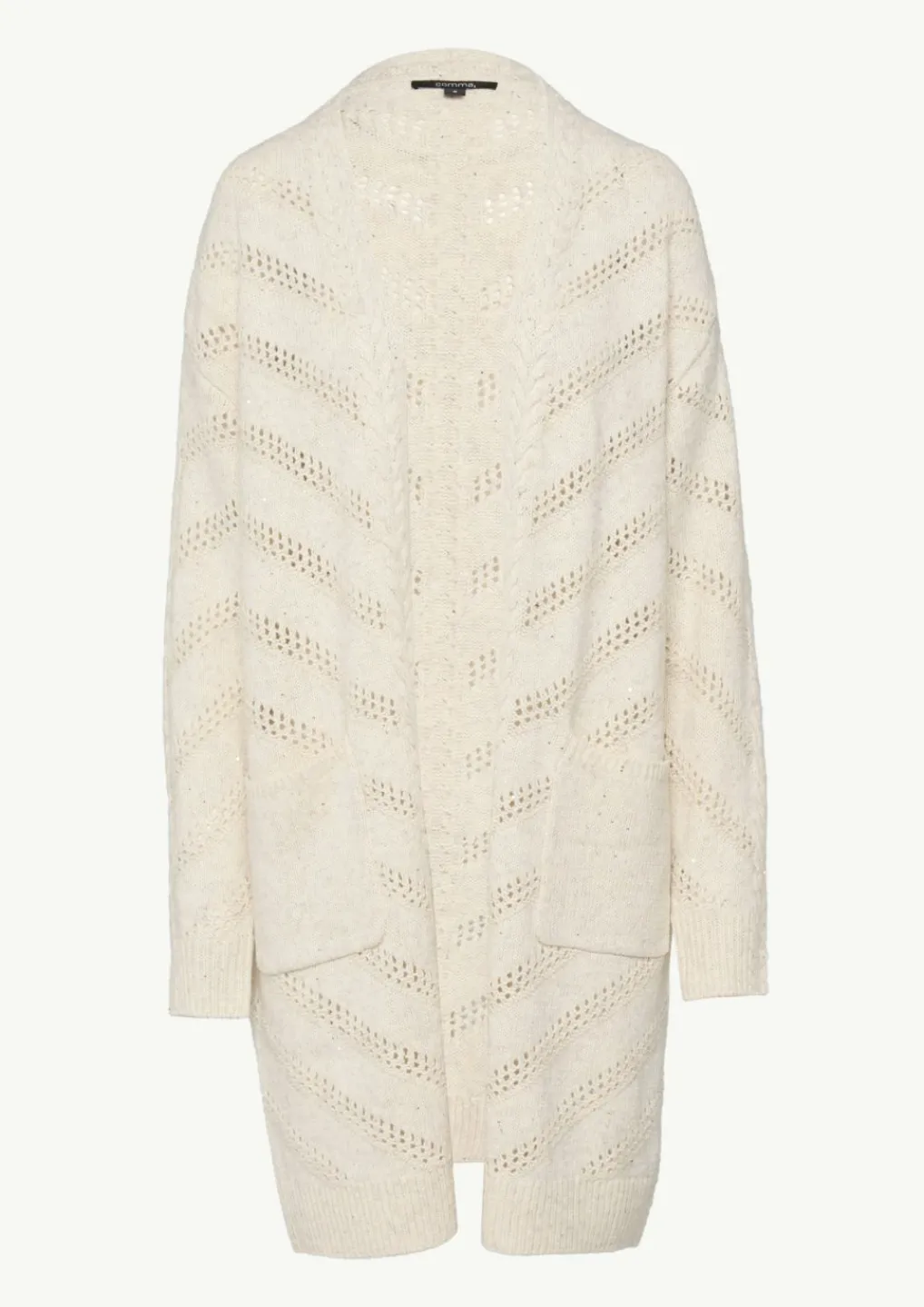 Strickcardigan mit zarten Pailletten-Comma Hot