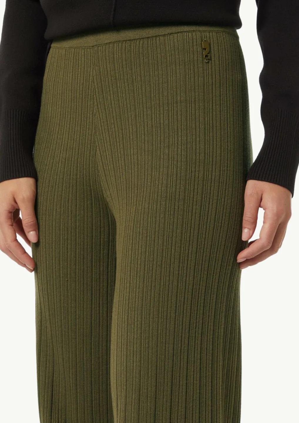 Strickhose mit Rippstruktur-Comma Sale
