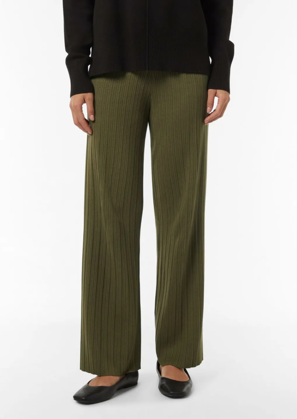Strickhose mit Rippstruktur-Comma Sale