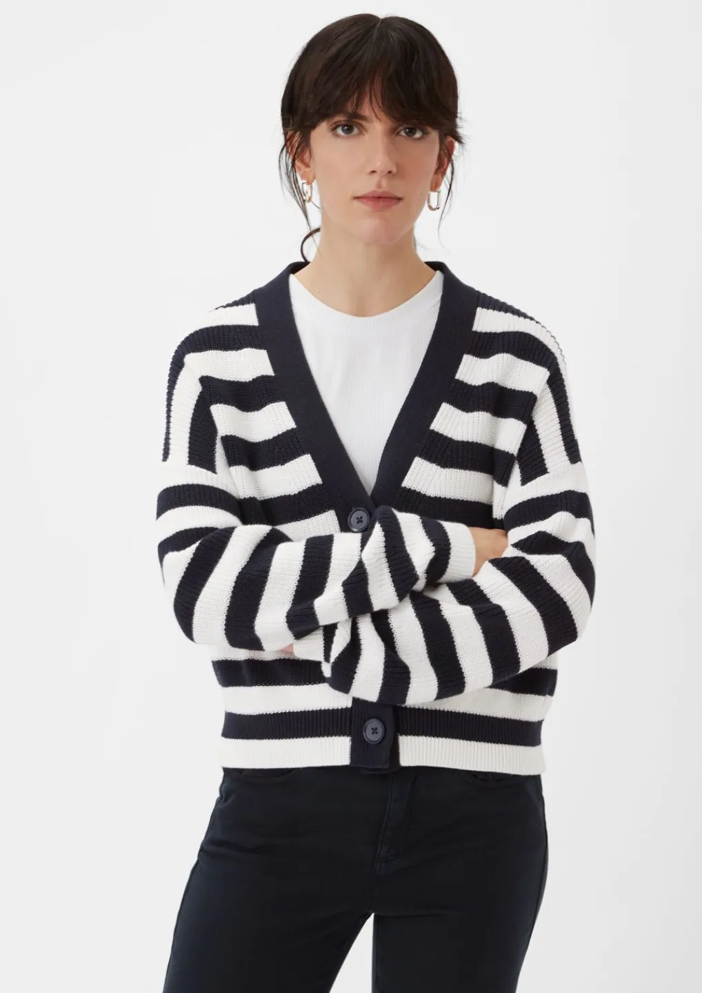 Strickjacke aus Baumwolle-Comma Online