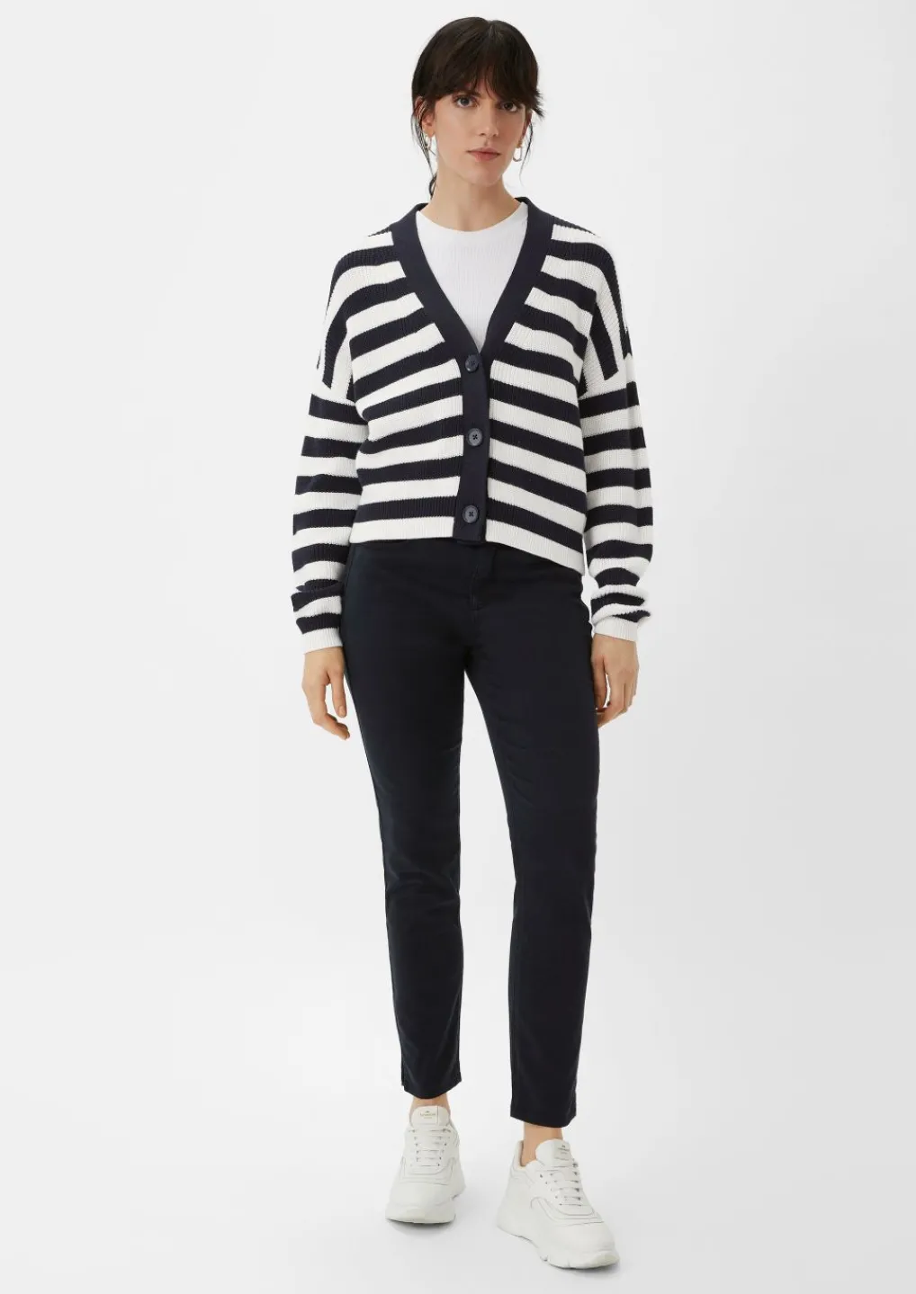 Strickjacke aus Baumwolle-Comma Online