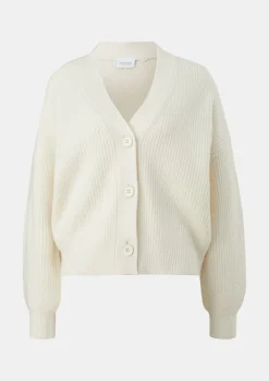 Strickjacke aus Wollmix-Comma Fashion