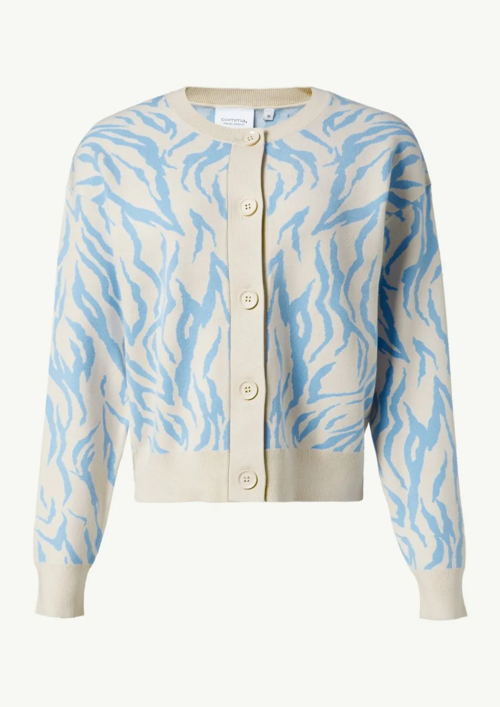Strickjacke mit Jacquard-Muster-Comma Sale