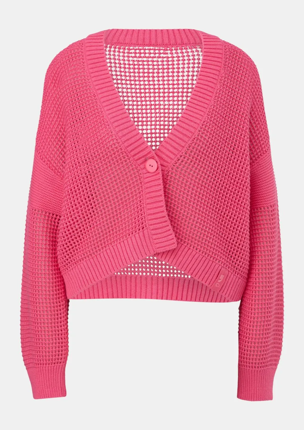 Strickjacke mit Lochmuster-Comma Best
