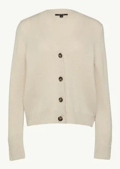 Strickjacke mit Zopf-Detail-Comma Hot