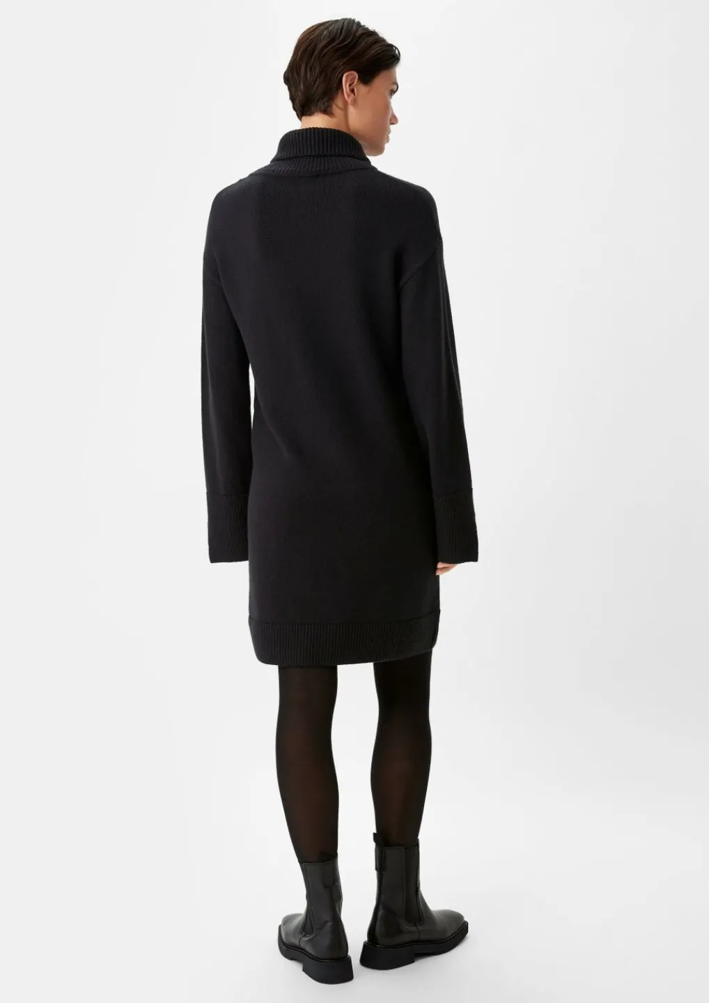 Strickkleid mit Rollkragen-Comma Outlet
