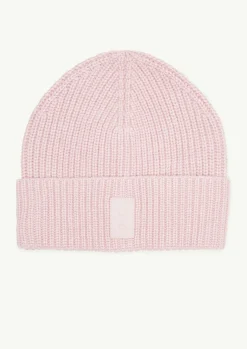 Strickmütze mit Label-Patch-Comma Sale
