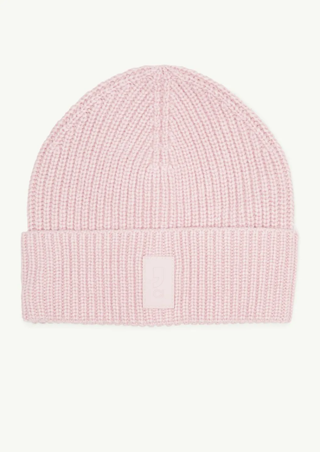 Strickmütze mit Label-Patch-Comma Sale