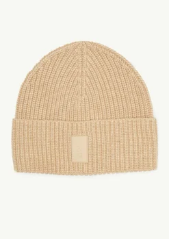 Strickmütze mit Label-Patch-Comma Clearance