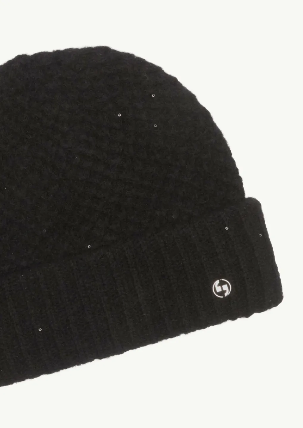 Strickmütze mit Pailletten-Comma Clearance