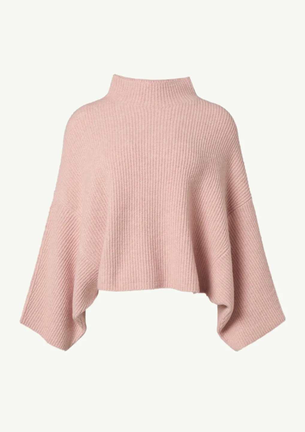 Strick-Poncho mit Stehkragen-Comma Online