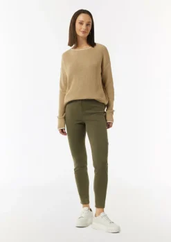 Strickpullover aus Baumwolle mit überschnittenen Schultern-Comma Sale