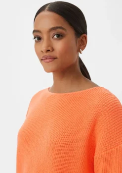 Strickpullover aus Baumwolle mit 3/4-Ärmeln-Comma Fashion
