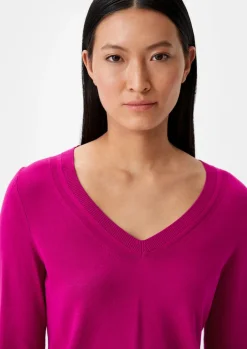 Strickpullover aus Viskosemix-Comma Fashion