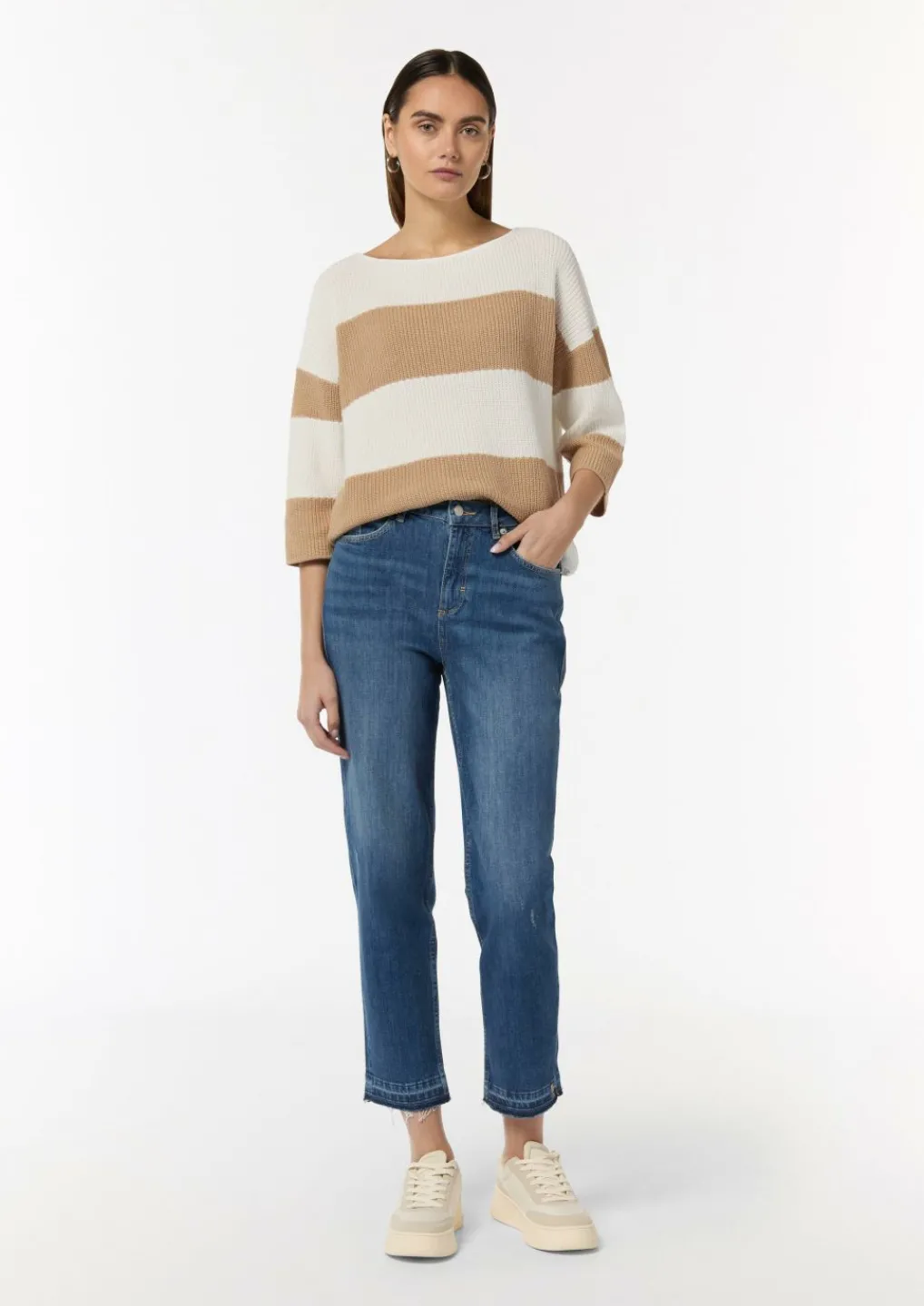Strickpullover im Loose-Fit-Comma Outlet