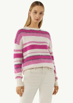 Strickpullover im Relaxed Fit aus Alpakamix-Comma Clearance