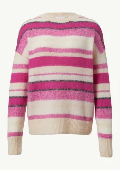 Strickpullover im Relaxed Fit aus Alpakamix-Comma Clearance