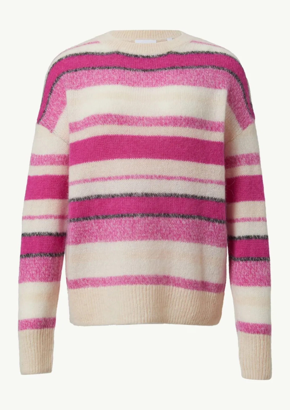 Strickpullover im Relaxed Fit aus Alpakamix-Comma Clearance