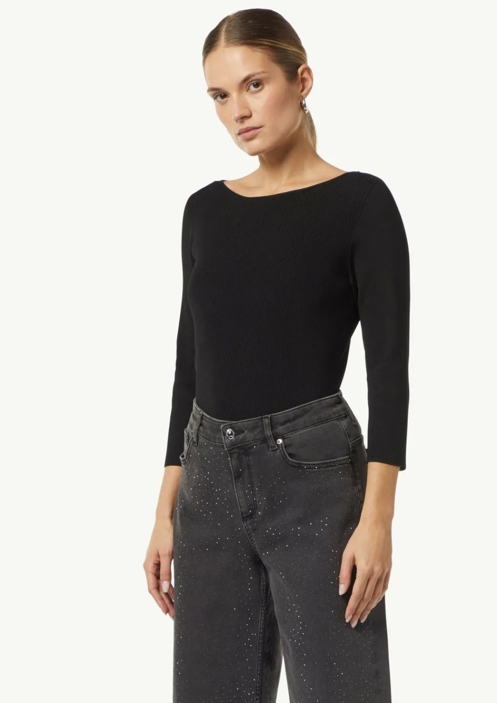 Strickpullover im Slim Fit-Comma Hot