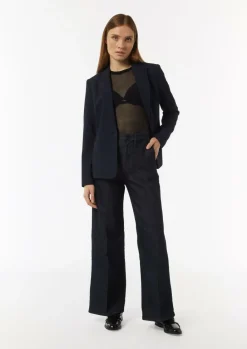 Strickpullover in transparenter Optik-Comma Discount
