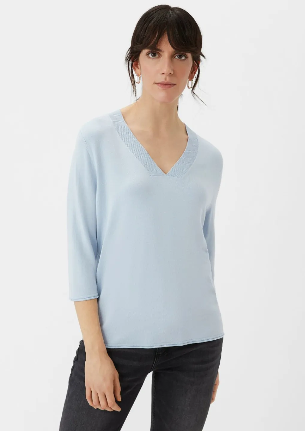 Strickpullover mit 3/4-Arm-Comma New