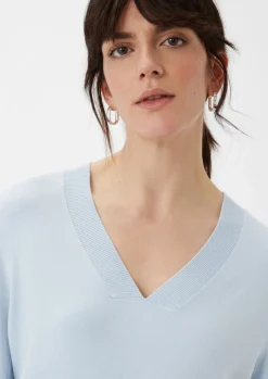 Strickpullover mit 3/4-Arm-Comma New