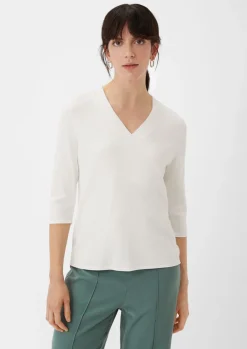 Strickpullover mit 3/4-Arm-Comma Fashion