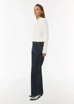 Strickpullover mit feinem Strukturmuster-Comma Fashion