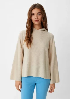 Strickpullover mit Kapuze-Comma Best