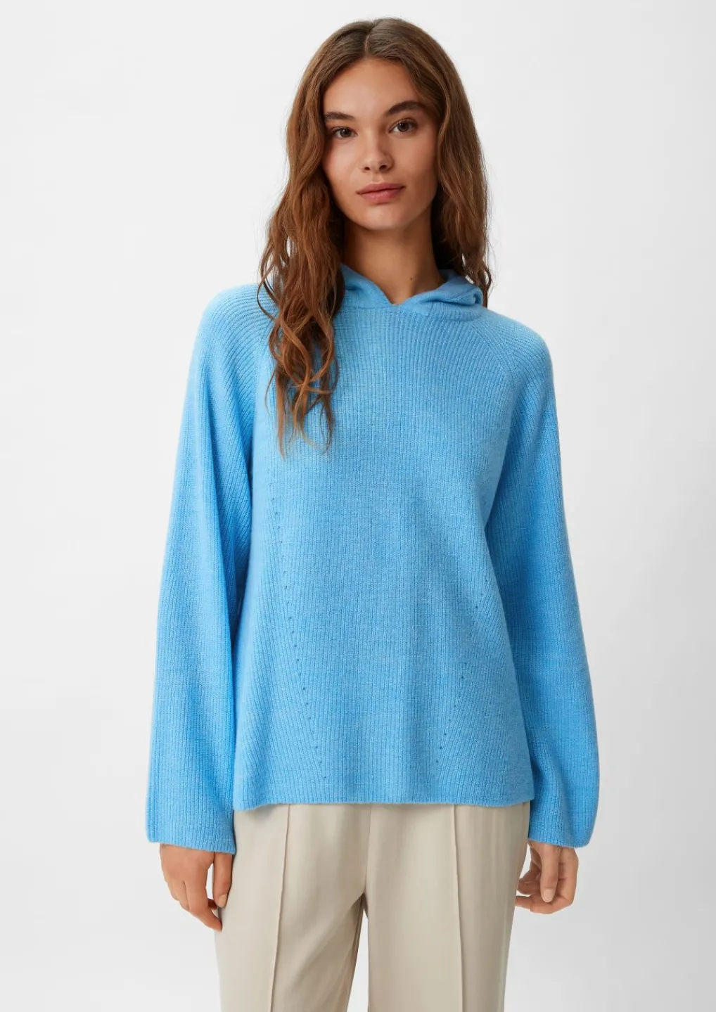 Strickpullover mit Kapuze-Comma Outlet