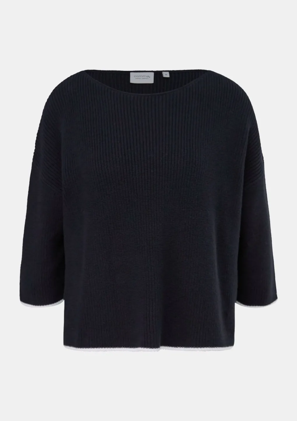 Strickpullover mit Kontrast-Details-Comma Clearance