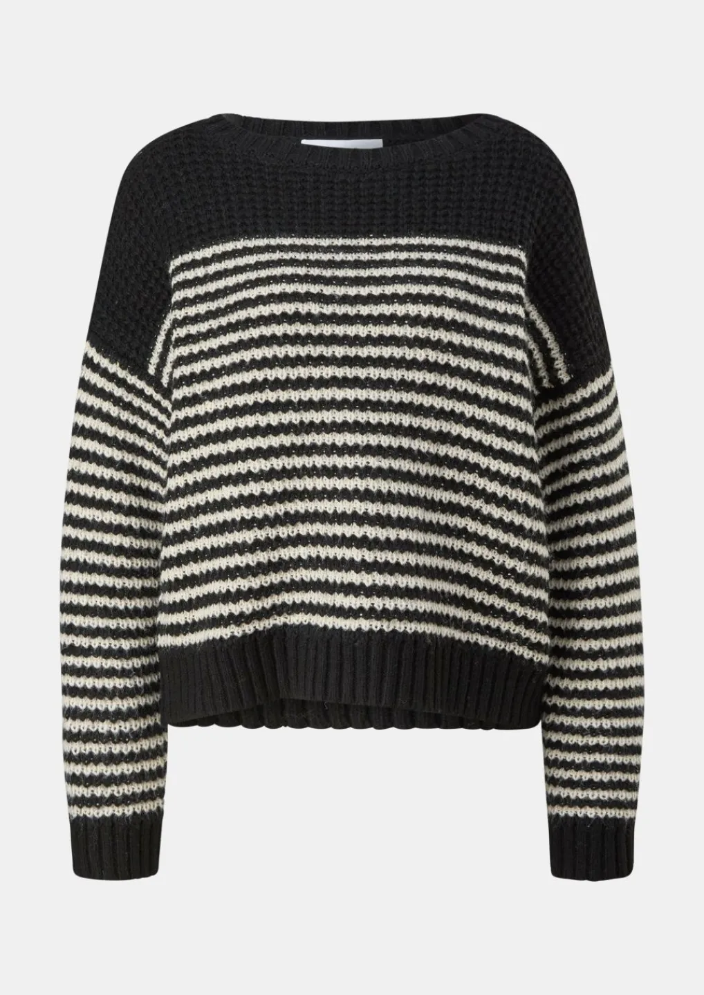 Strickpullover mit Logo-Applikation-Comma Best