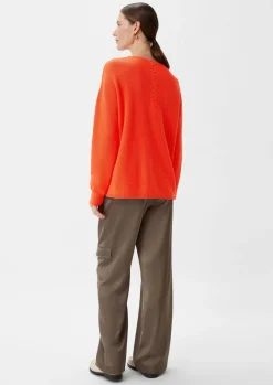 Strickpullover mit Muster-Detail-Comma Discount