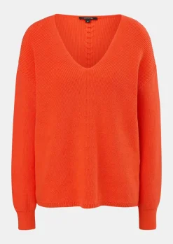Strickpullover mit Muster-Detail-Comma Discount