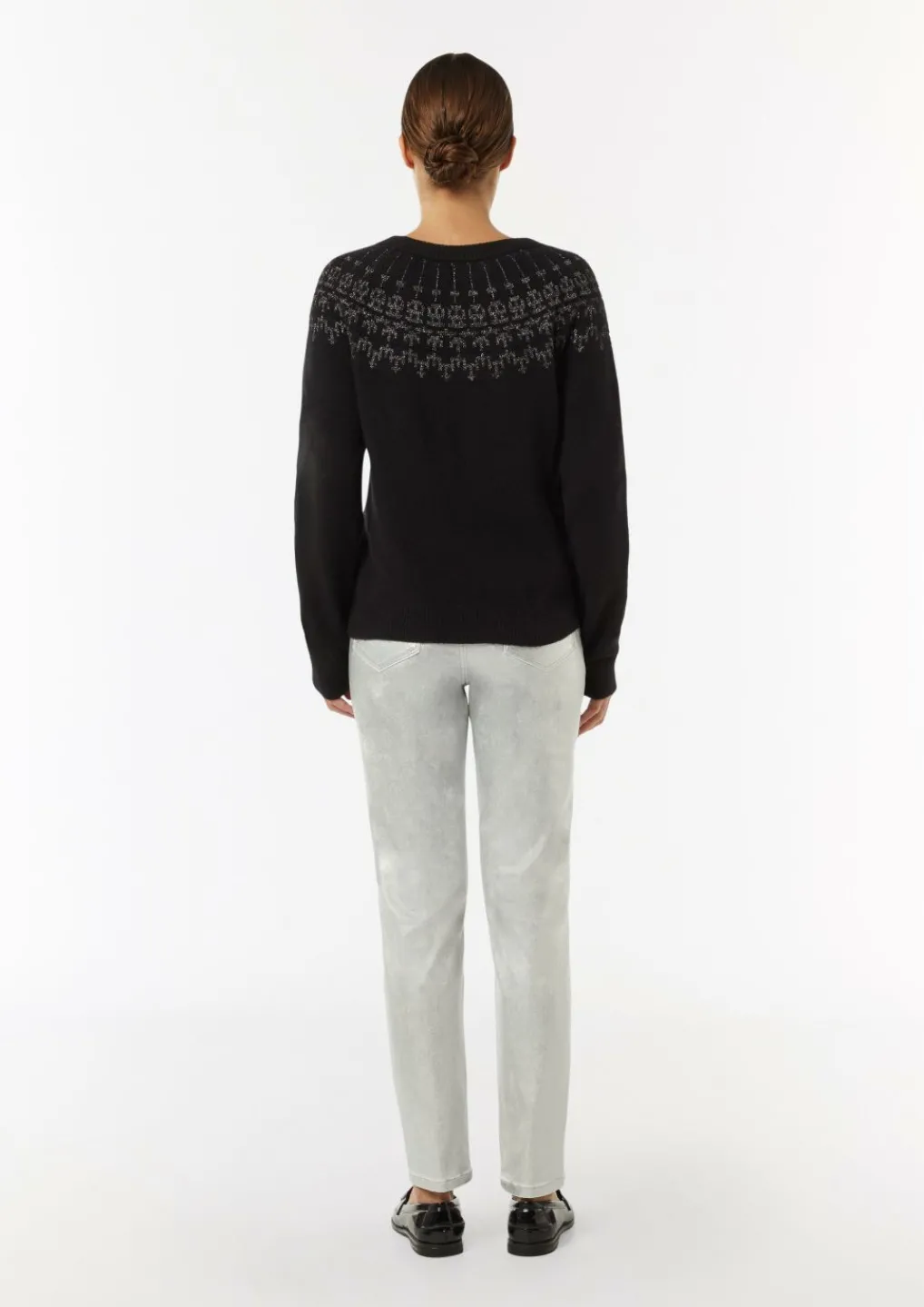 Strickpullover mit Norwegermuster-Comma Outlet