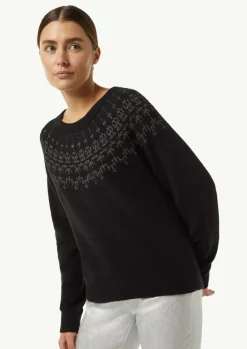 Strickpullover mit Norwegermuster-Comma Outlet