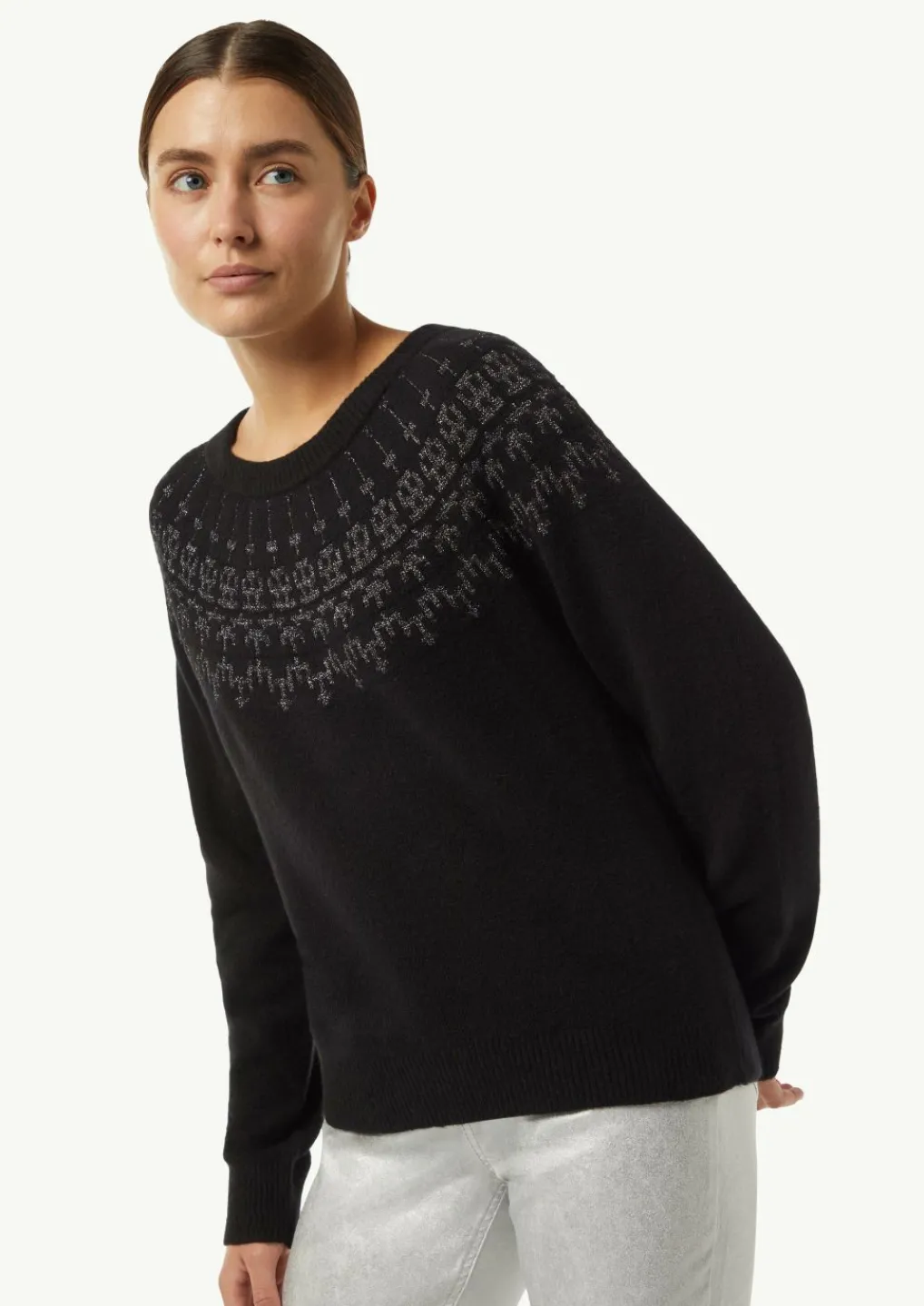 Strickpullover mit Norwegermuster-Comma Outlet
