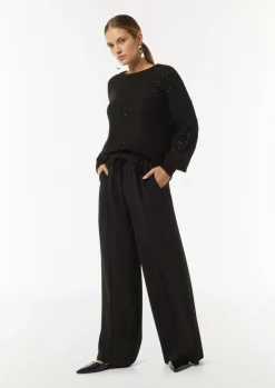Strickpullover mit Pailletten-Comma Hot