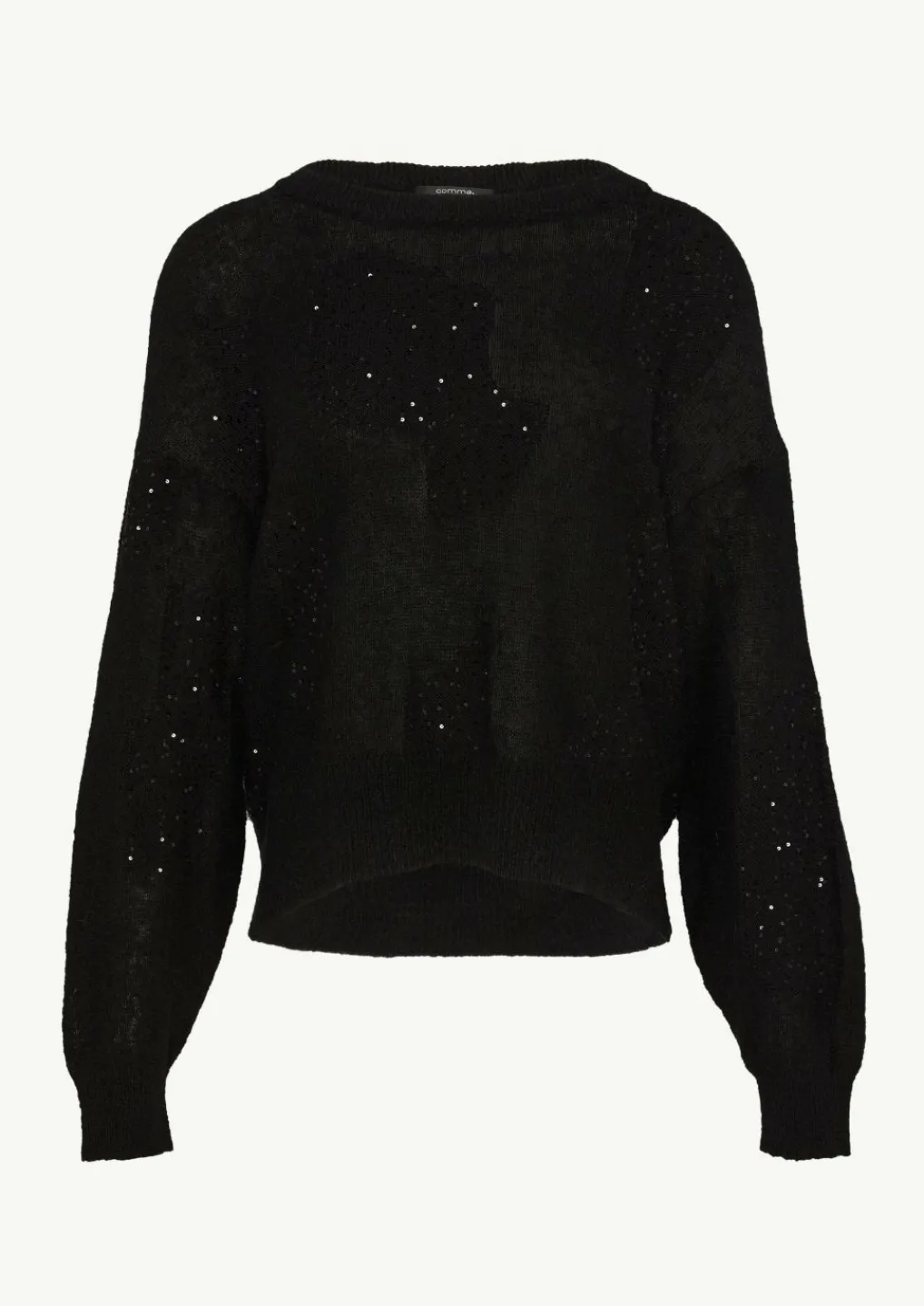 Strickpullover mit Pailletten-Comma Hot