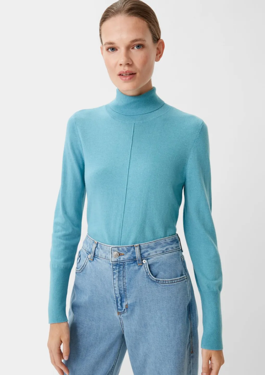 Strickpullover mit Rippmuster-Comma Clearance
